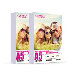 Wholesale Single Glossy 230gsm Premium A5 Glossy Photo Paper from china suppliers