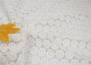 Wholesale White Chemical Water Soluble Guipure Lace Fabric By The Yard For Party Sexy Dress from china suppliers