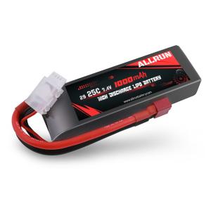 Wholesale 1000mAh 2S High Discharge LiPo Battery 25C 7.4V Li Polymer Battery Pack from china suppliers