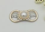 Pearl Clip On Shoe Ornaments Dance Shoe Buckles Environmental Plated Hardwearing