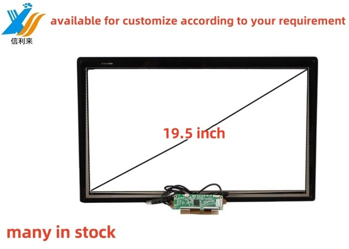19.5 inch Multi touch projected capacitive (PCAP) GG GFF touch screen panel AR AG Anti-UV waterproof oilproof pen touch lcd display led monitor