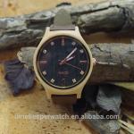 custom wood watches ladies 2015 , wooden bamboo and leather watches oem