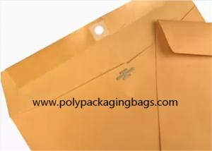 Wholesale 6x9 9x12 10x13 Golden Brown Paper Self Adhesive Envelope File from china suppliers