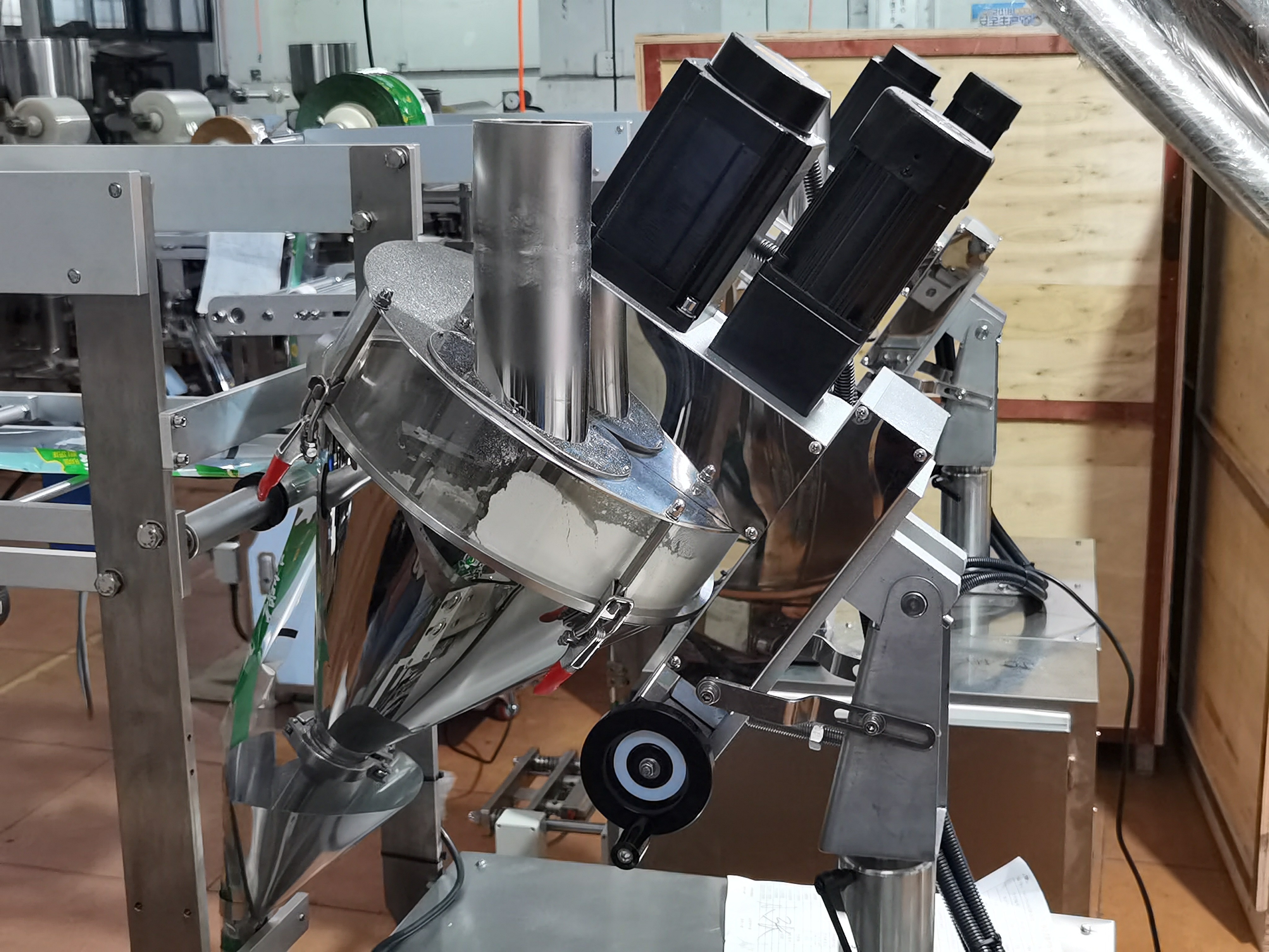 Fully automatic sachet spice chilli seasoning powder packaging packing machine