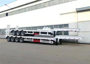 Wholesale Mechanical Ladder 3 Axle 60 Tons Lowbed Truck Semi Trailer from china suppliers