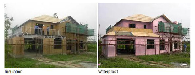 Steel Frame Prefab Modular Homes Modern Farmhouse For Tropical Countries