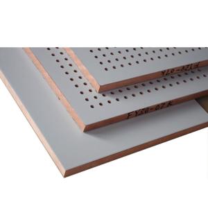 Wholesale MDF Perforated Wood Acoustic Panels Recording Room Acoustic Absorption Panels from china suppliers
