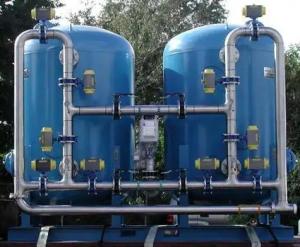 China Pharmaceutical Industry 6000L/H Industrial Water Filtration Quartz Sand / Manganese Filtration 600kg on sale