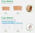 Cup Sleeve, Corrugated Up Sleeve With Printing, Brand Logo, Hot Paper Cup,Cup