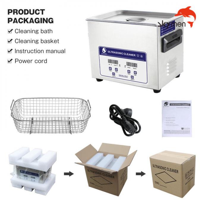 PCB Electronics 180W Ultrasonic Bath Cleaner With Drainage 6
