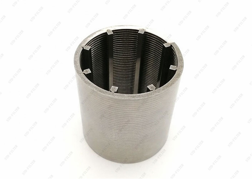 V Type 2x1m Wedge Wire Filter Element Solid Liquid Separation