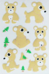 Wholesale Removable PVC Foam Puffy Animal Stickers For Scrapbooking Die Cut Machine Processed from china suppliers