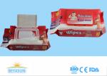 Spunlace Non Woven Wet Wipes Z / C Fold , Portable Travel Baby Face Wipes