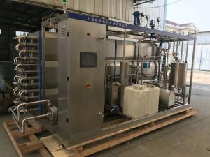China High Temperature uht pasteurizer machine for Milk Peach Juice Beverage on sale