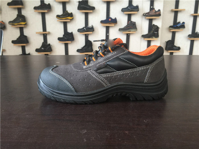 PU Injected Mens Comfortable Work Shoes For Police Officer CE Certificated