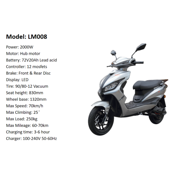 Africa Passenger & Cargo-Carrying Fast-Charging & Long-Range Electric Motorcycle Bike Source Factory
