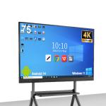 55 65 75 86 Inch 20/40 Point Multi Touch Smart Interactive Touch Panel
