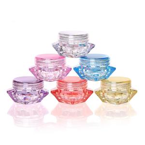 Wholesale 3g/5g Diamond-Shaped Plastic Cosmetic Jars Cream Box For Cream Bottle Trial Sample from china suppliers