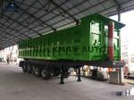 5 Axles Dump Semi Trailer 70 Tons Loading Low Consumption For Mineral Goods