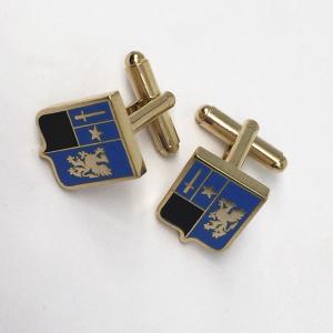 Wholesale 12-20mm Silver Antique Enamel Cufflinks Badge Style Personalised Gifts Cufflinks from china suppliers