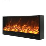 47'' 1200mm TV Stand Electric Fireplace Built-In Muilti-Color Imitation Flame
