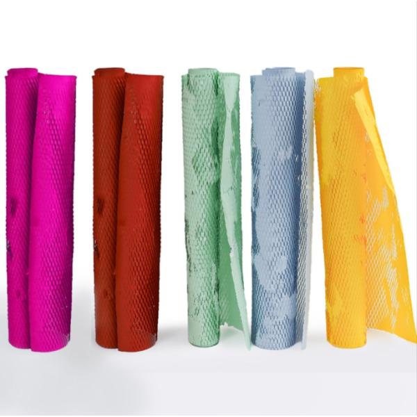 Honeycomb Grid Flower Wrapping Paper Waterproof Inner Lining Paper for Honeycomb