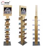 Professional Shoes Display Fixture Modern Wooden Shoe Display