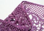 Customized DTM Floral Embroidered Guipure Lace Trim Ribbon For Bridal Dress 7 CM