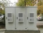 Three Compartment Fiber Optic Cabinet Galvanized Steel For Outdoor