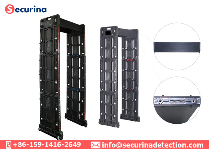 Exhibition Hall Inspection Metal Detector Door Frame 255 Degree 24 Zones IP67