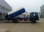 2500 Gallons sewage suction truck sino 4x2 sewage collector tank truck 10cbm