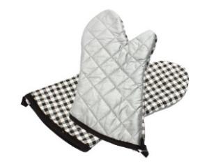 Wholesale OEM Waterproof Silver Oven Mitts Steam Protection Heat Resistance from china suppliers