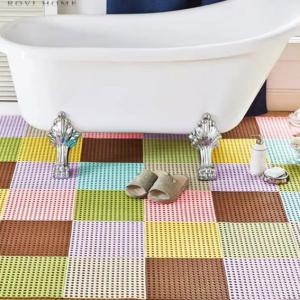 Wholesale 3d Dot Massage Bathroom Anti Slip Floor Mat 30*30 Snap Installation from china suppliers