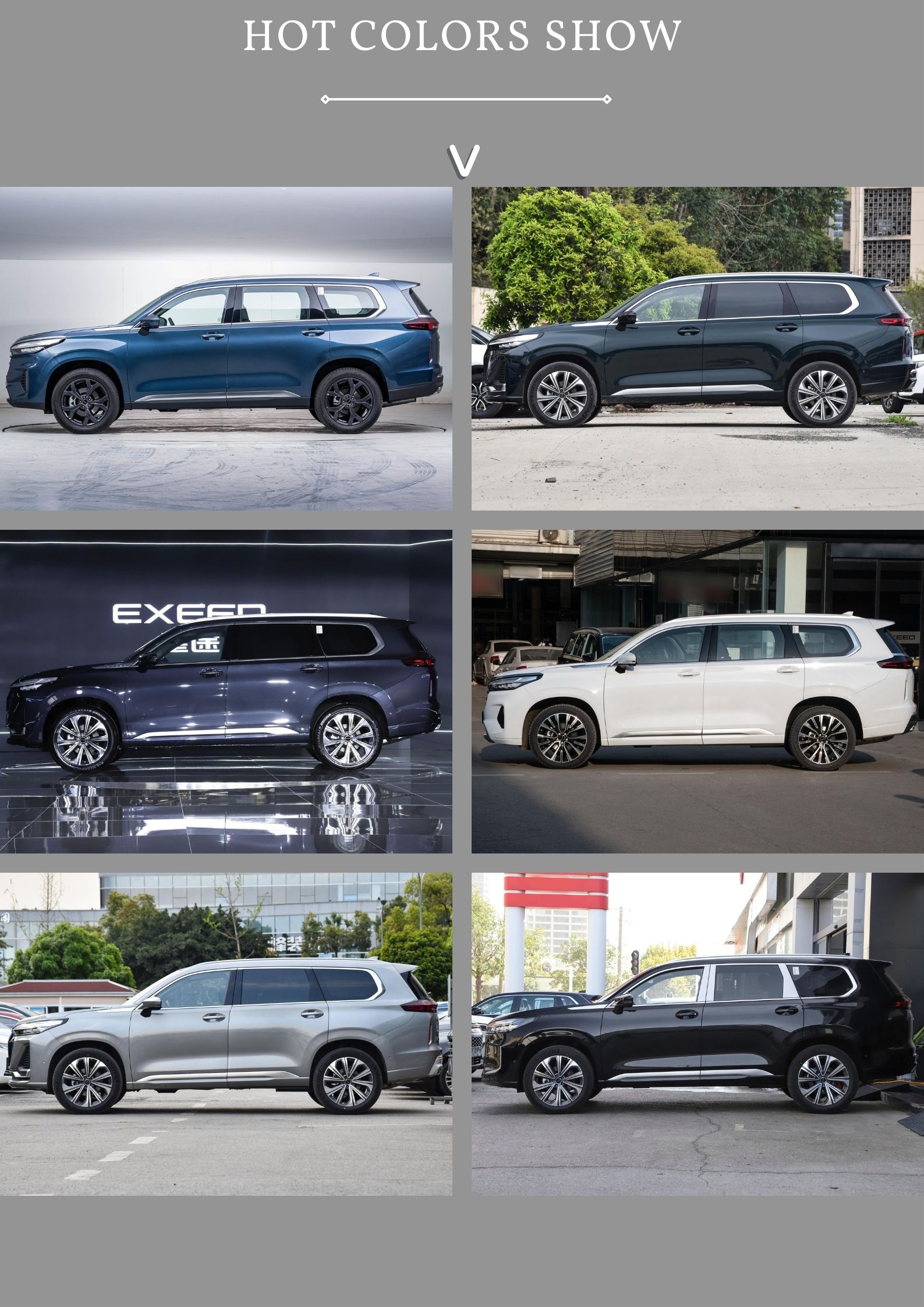 R19 SUV Chery Exeed Vx Rx Lx Tx EV Automatic Left-Hand Drive Energy Vehicle Deposit
