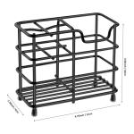 Single Marble Stone Stainless Steel Toothpaste Holder Stand Bathroom Accessories