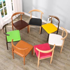 Wholesale Commerical Restaurant Solid Wood Chairs With Waterproof Leather Seats from china suppliers