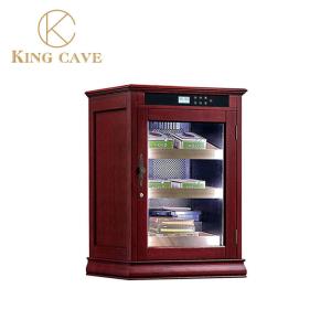 Wholesale Sleek Touch Control Humidor Fridge Luxury Wood Electric Cigar Cooler from china suppliers