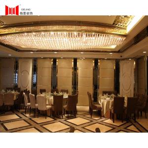 Wholesale Gold Edge 38db Soundproof Movable Partition Wall For Hotel from china suppliers
