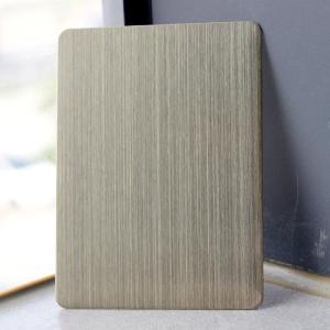 Wholesale Antique Bronze Surface Brushed Stainless Steel Sheet 304 Pvd Copper Color Stainless Steel Wire Brush from china suppliers