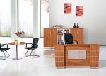 Fantastic Appearance Office Counter Desk Golden Teak Color 2200W*800D*750H MM