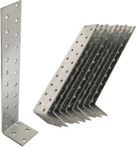 Wholesale Galvanised L Steel Angle Timber Anchor Brackets 40 X 200 X 40 Wood Joining Fixing from china suppliers