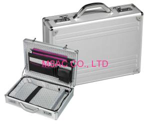 Wholesale Portable Slim Aluminium Briefcase , Aluminum Locking Briefcase Wear Resistant from china suppliers
