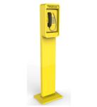 Vandal Resistant Highway Emergency Phone Pillar , Roadside Phone Protection