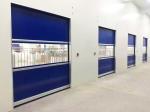 1.2 mm Thickness PVC Door Curtain High Speed Shutter Door With Traffic Warning