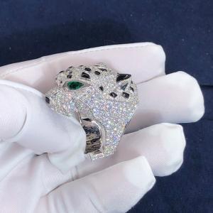 Wholesale Hot Selling Natural Diamond Jewelry 18k Gold Car Tier PanthèRe De Car tier Ring from china suppliers