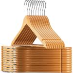 Retro Wooden Suit Hangers Four Color Optional Solid Wood Hanger