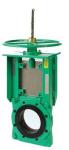 Double Acting Slurry Gate Valve for Ductile Iron Construction