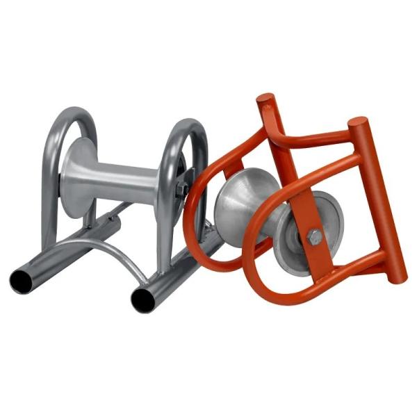 Underground Single Cable Laying Guide Roller Aluminum Nylon Wheel Manhole Cable