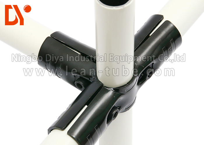 Anti Static Lean Tube Connector Cold Welded 2.0mm Wall Thick For Assemble Line