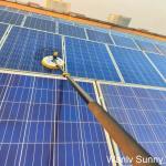 Mobile Style Single-Disc Head Spin Brush for Washing Photovoltaic Panel DAP